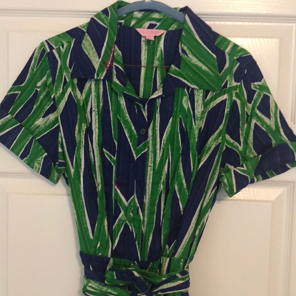 Lily Pulitzer bamboo dress size 12